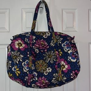Vera Bradley Small Duffel in African Violet print